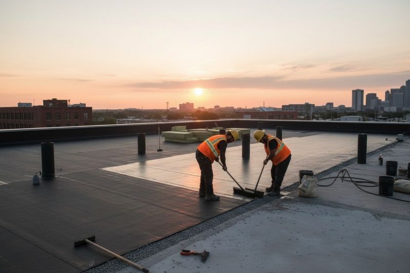 Tar Roof Replacement detail